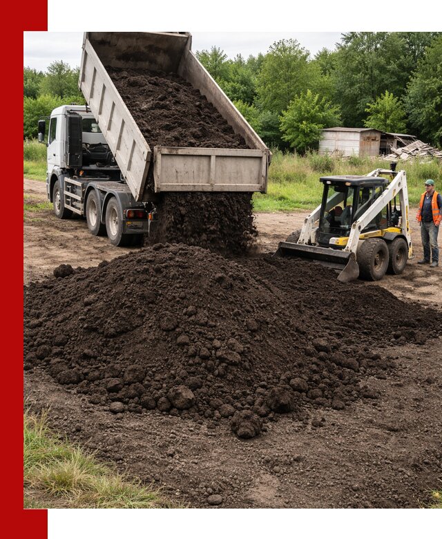 Поставка плодородной земли с доставкой самосвалом в Лесозаводске