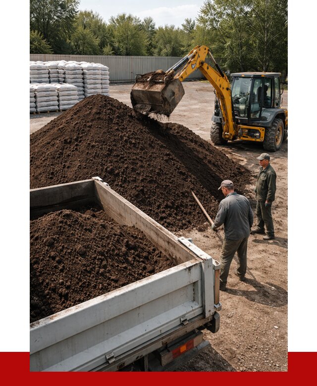 Растительный грунт с доставкой в Лесозаводске от 3308 р. | ПРОНЕРУДЛсз
