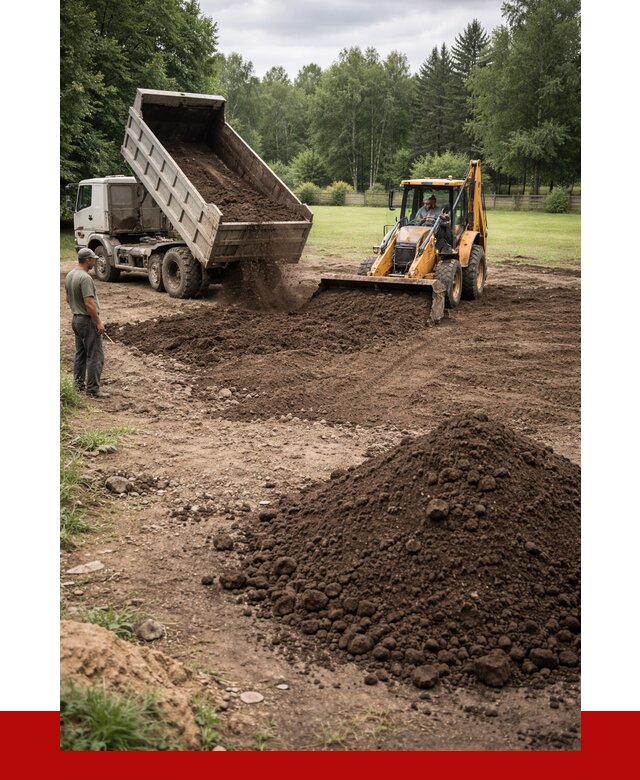 Грунт для выравнивания участка в Лесозаводске от 1241 р. | ПРОНЕРУДЛсз