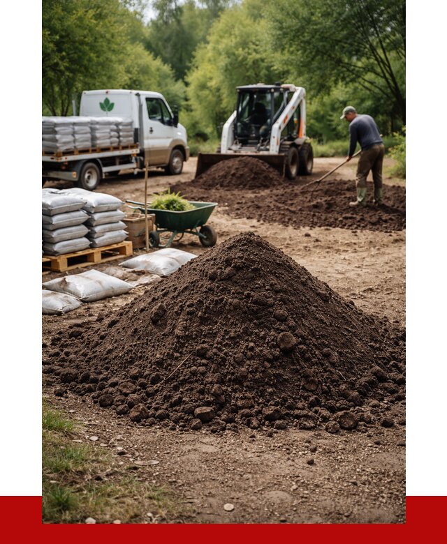 Грунт для озеленения с доставкой в Лесозаводске от 1861 р. | ПРОНЕРУДЛсз