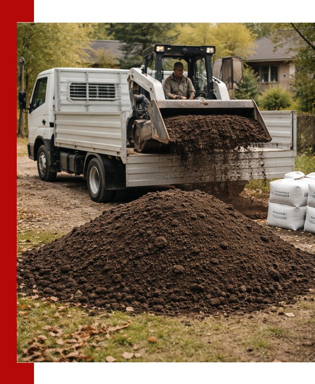 Доставка садовой земли в больших объёмах в Лесозаводске