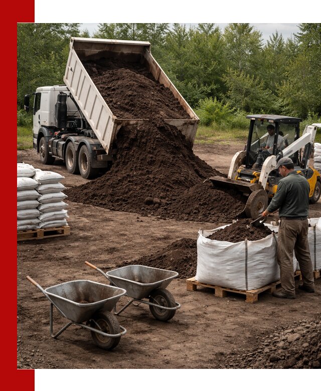 Доставка и продажа торфогрунта в Лесозаводске оптом и в розницу