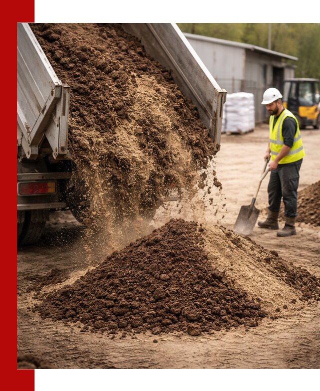 Доставка торфо-песчаной смеси в Лесозаводске для строительства и озеленения