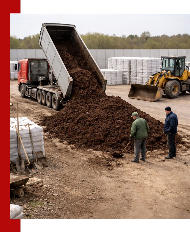 Доставка торфяных смесей оптом и в розницу в Лесозаводске