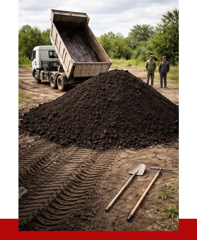 Купить чернозем навалом в Лесозаводске от 1241 р. за куб | ПРОНЕРУДЛсз
