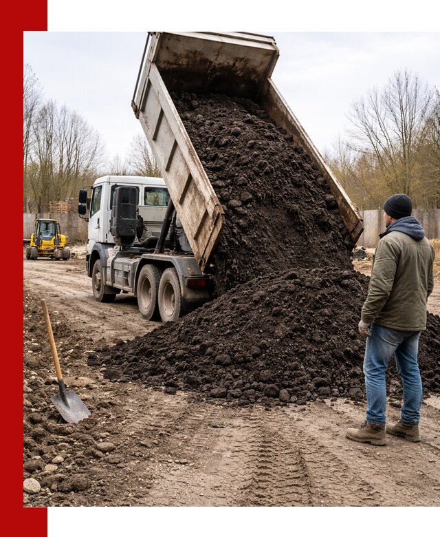 Доставка чернозема навалом в Лесозаводске быстро и выгодно