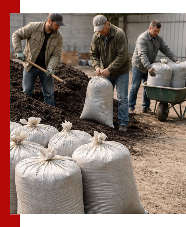 Купить чернозем в мешках с доставкой в Лесозаводске