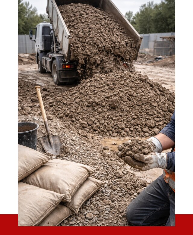Купить глина для засыпки в Лесозаводске от 1241 р. за куб | ПРОНЕРУДЛсз