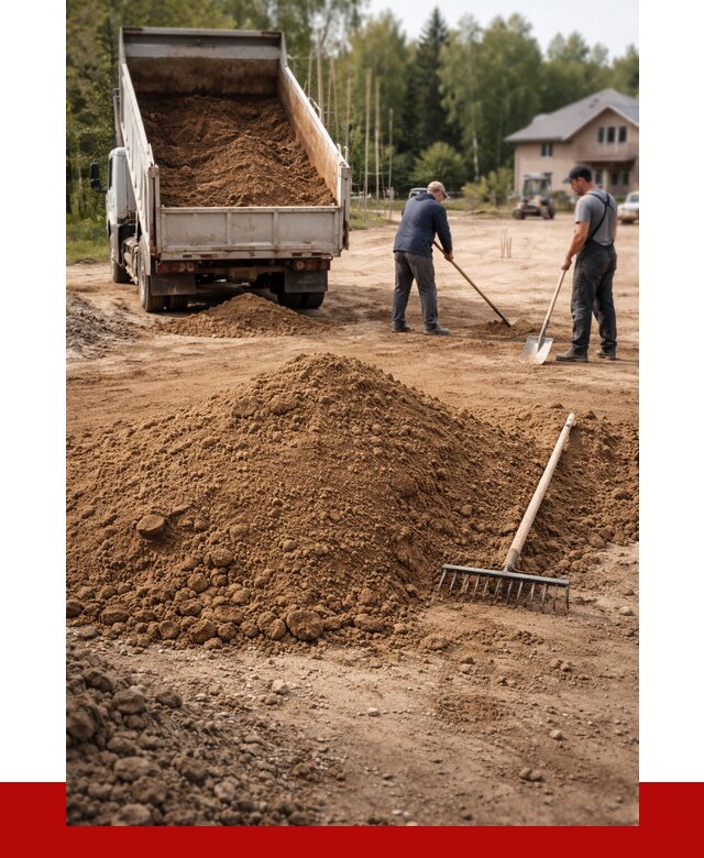Суглинок для планировки в Лесозаводске с доставкой от 4342 р. | ПРОНЕРУДЛсз