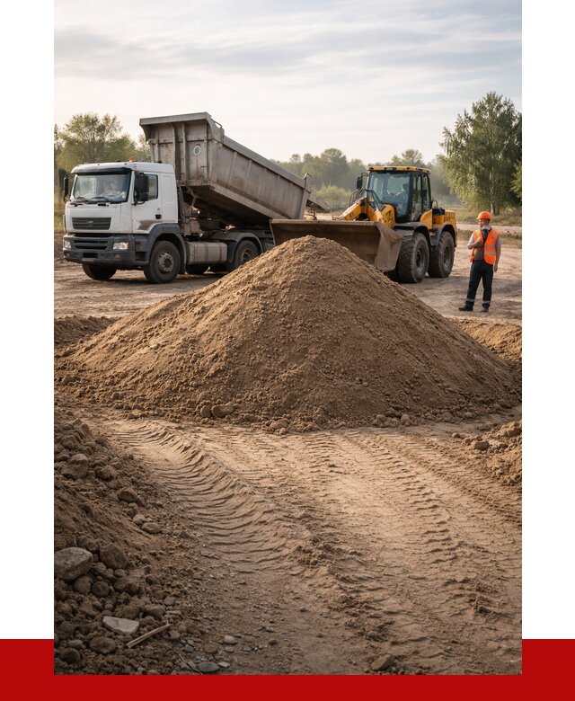 Купить песчаный грунт с доставкой в Лесозаводске от 4342 р. | ПРОНЕРУДЛсз