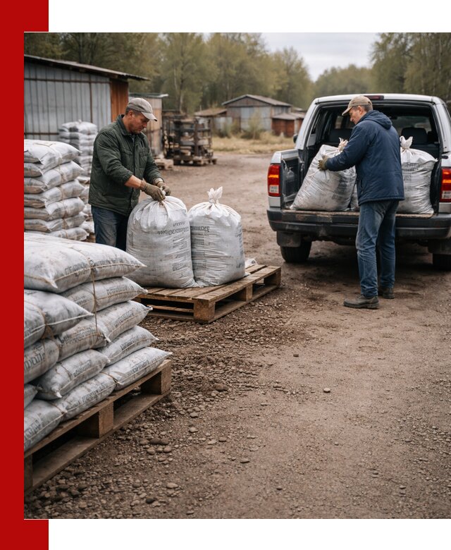 Купить конский навоз в мешках с доставкой в Лесозаводске