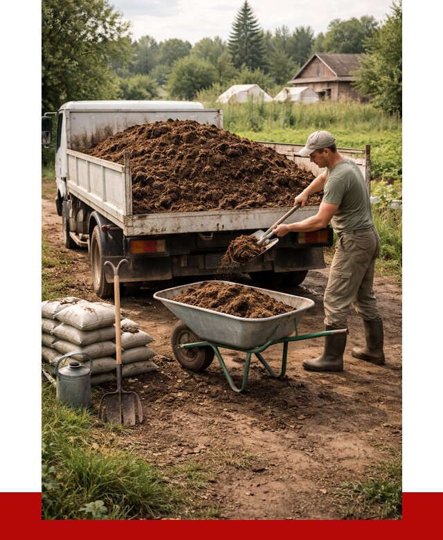 Купить коровий навоз с доставкой в Лесозаводске от 1861 р. | ПРОНЕРУДЛсз