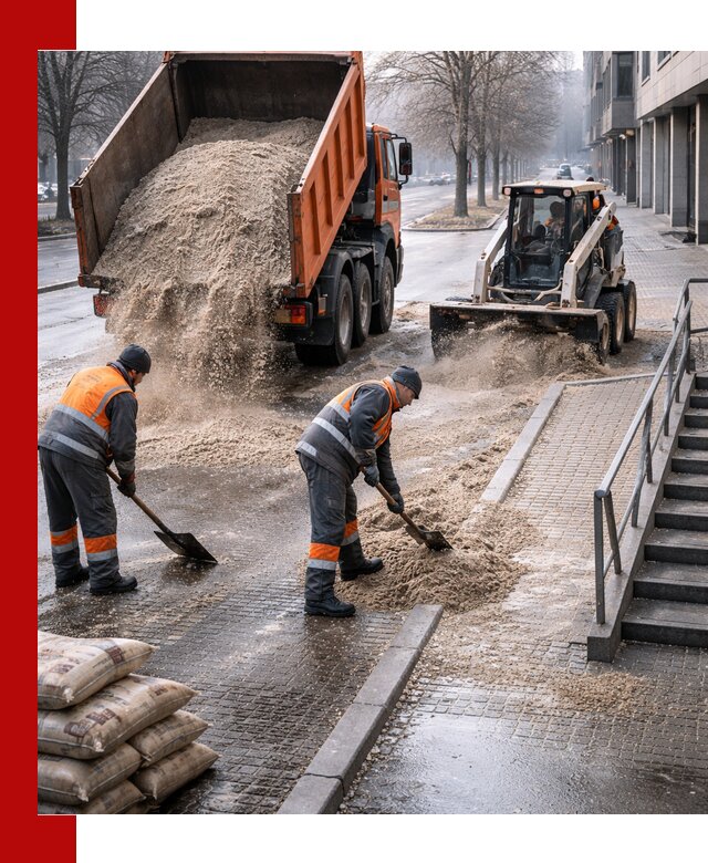 Поставка противогололедных материалов в Лесозаводске