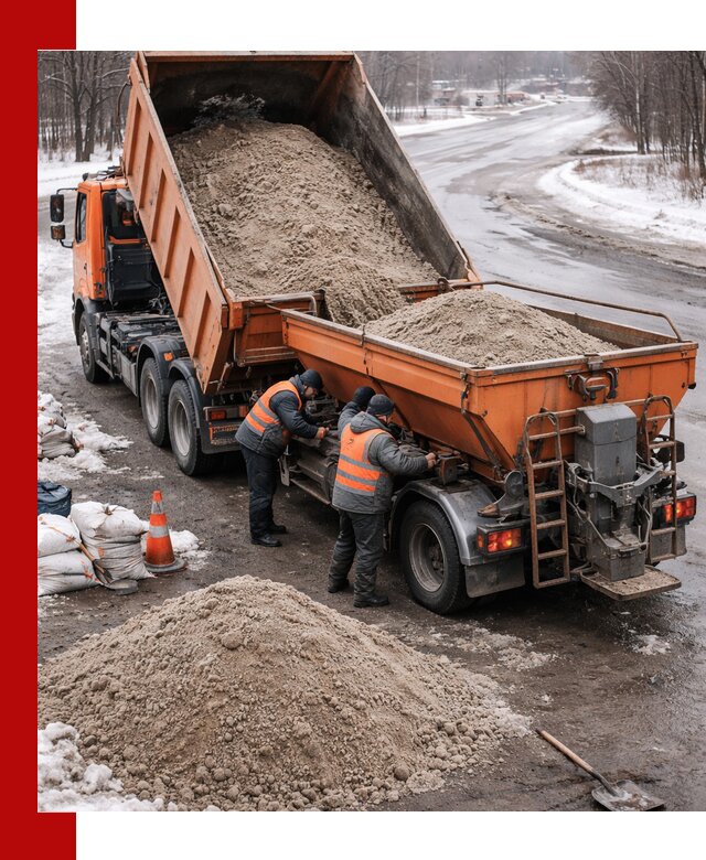 Поставка и вывоз пескосоля в Лесозаводске оптом и в розницу