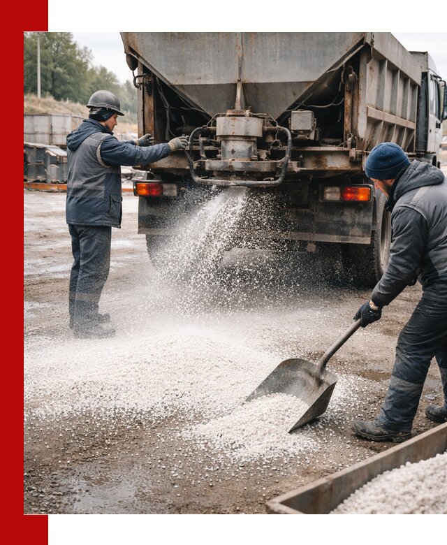 Доставка и продажа хлористого кальция в Лесозаводске