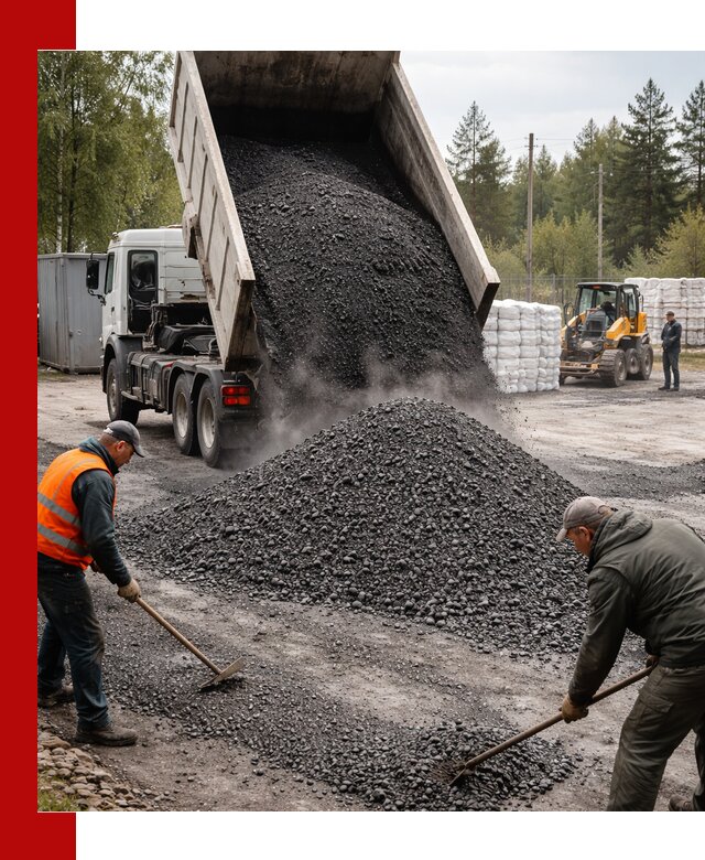 Доставка и продажа асфальтного гранулята в Лесозаводске