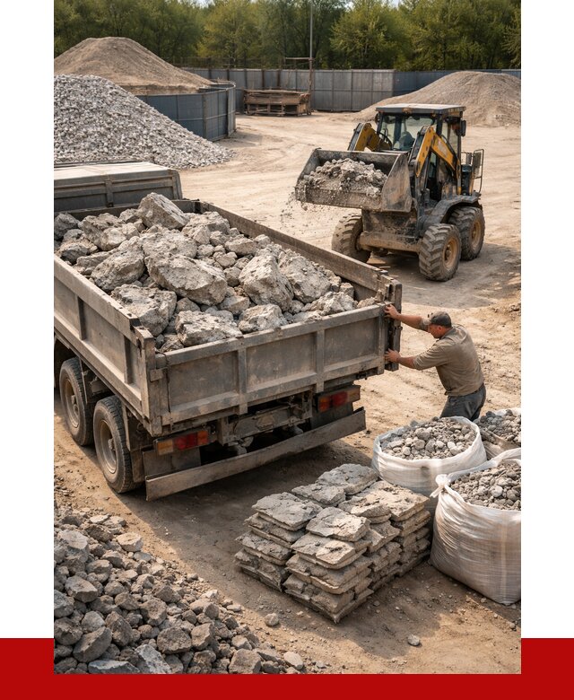 Купить бой бетона с доставкой в Лесозаводске от 4962 р. | ПРОНЕРУДЛсз