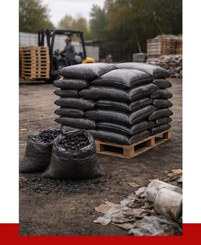 Купить уголь в мешках с доставкой в Лесозаводске от 7754 р. | ПРОНЕРУДЛсз