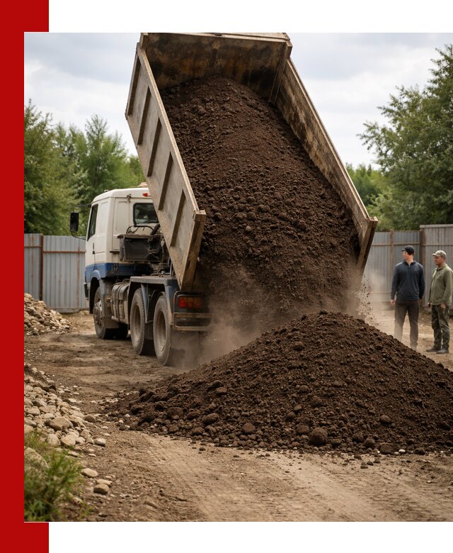 Доставка самосвалом 10 кубов в Лесозаводске быстро и надёжно