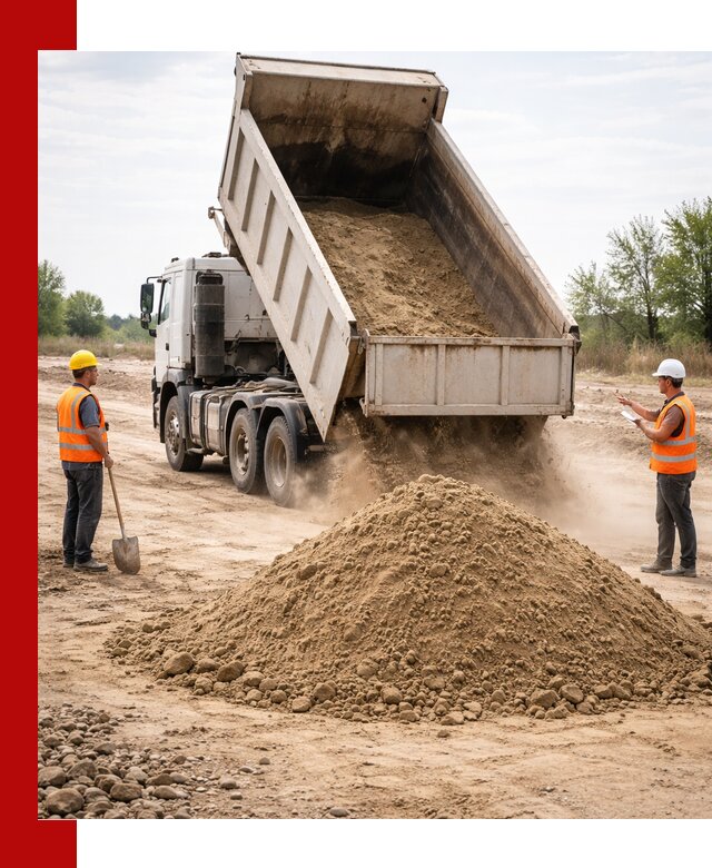 Доставка самосвалом 15 кубов в Лесозаводске за город и по городу