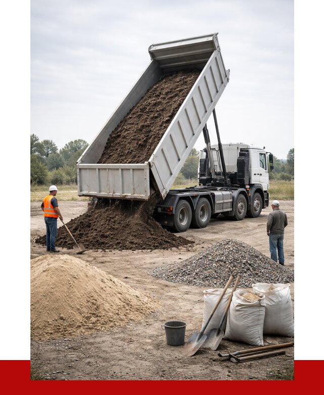 Доставка самосвалом 30 кубов в Лесозаводске от 8787 р. | ПРОНЕРУДЛсз