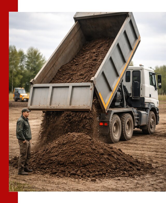 Аренда самосвала с водителем в Лесозаводске для сыпучих грузов и навоза