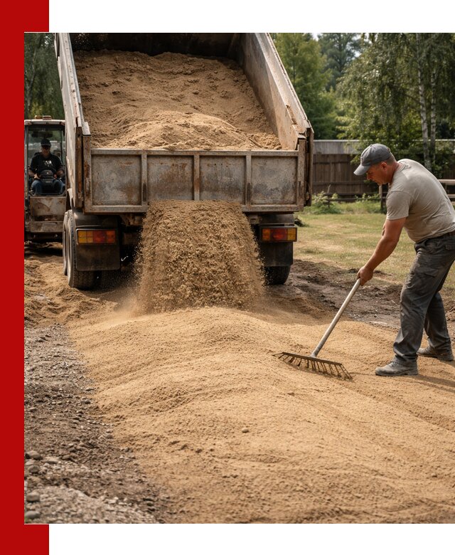 Отсыпка участка песком в Лесозаводске быстро и качественно
